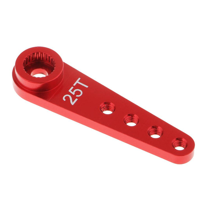 37mm 25T Steering Servo Arm Horn M2.5 Hole For RC Car Boat Futaba  Red