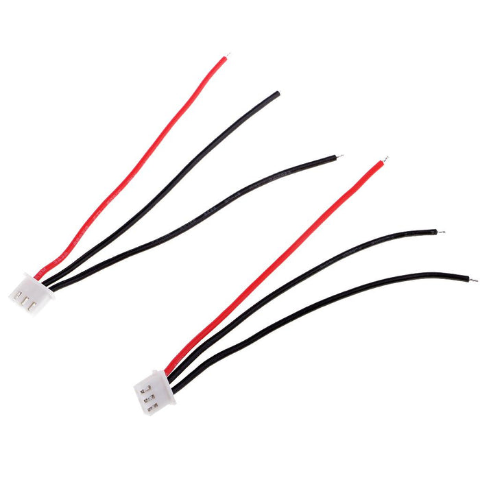 10pcs 10cm Silicone JST-XH Balance Cable 22AWG for Lipo Lithium Battery 2S