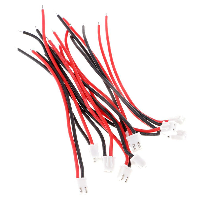 10pcs 10cm Silicone JST-XH Balance Cable 22AWG for Lipo Lithium Battery 1S