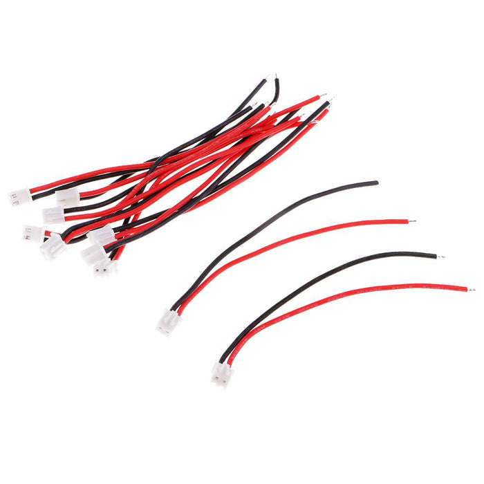 10pcs 10cm Silicone JST-XH Balance Cable 22AWG for Lipo Lithium Battery 1S