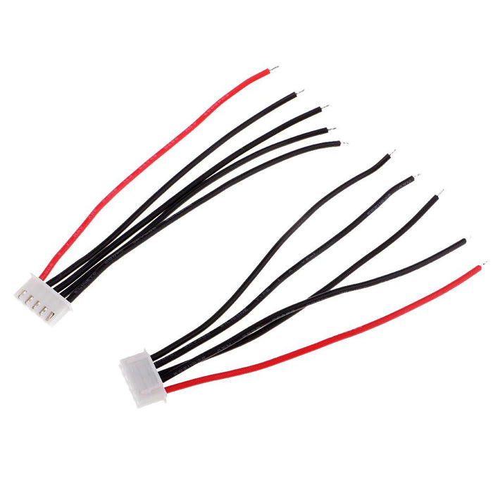 10pcs 10cm Silicone JST-XH Balance Cable 22AWG for Lipo Lithium Battery 4S