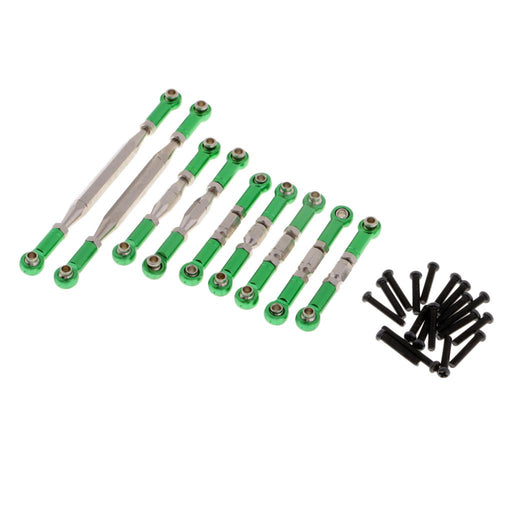 1:12 RC Car Models Steering Linkages Pull Rods for WLtoys 12423 12428 Green