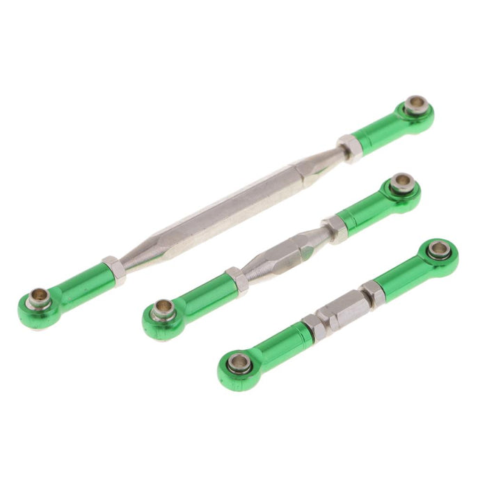 1:12 RC Car Models Steering Linkages Pull Rods for WLtoys 12423 12428 Green