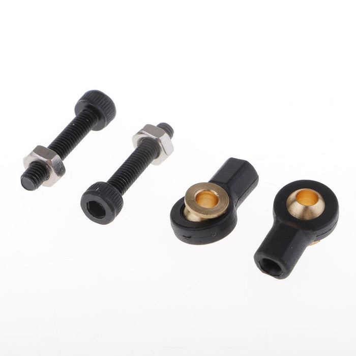 10pcs M3 Metal Ball Head Holder Rod End Ball Joint for RC Car Φ3xH6xL15mmxM3