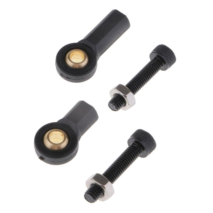 10 Pieces M3 Ball Head Holder Rod End Ball Joint for RC Car Truck M3 A