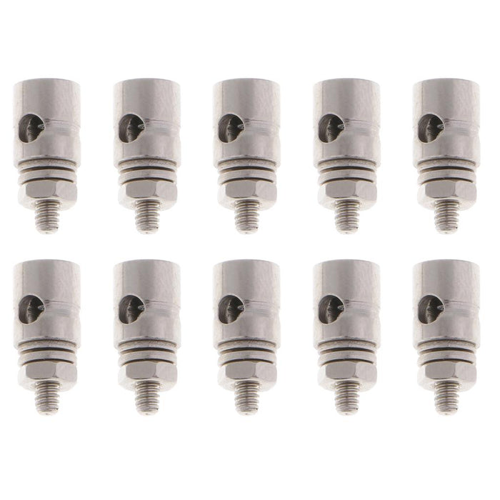 10pcs Pushrod Linkage Stopper Servo Connector for RC Airplane Helicopter A