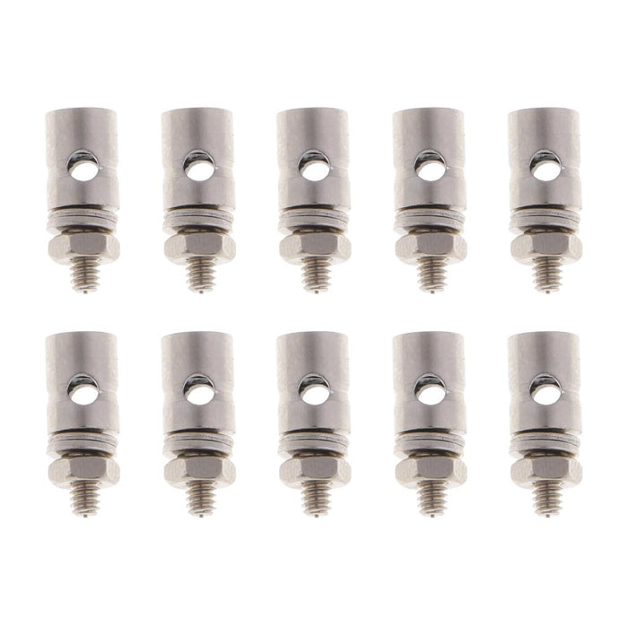 10pcs Pushrod Linkage Stopper Servo Connector for RC Airplane Helicopter B