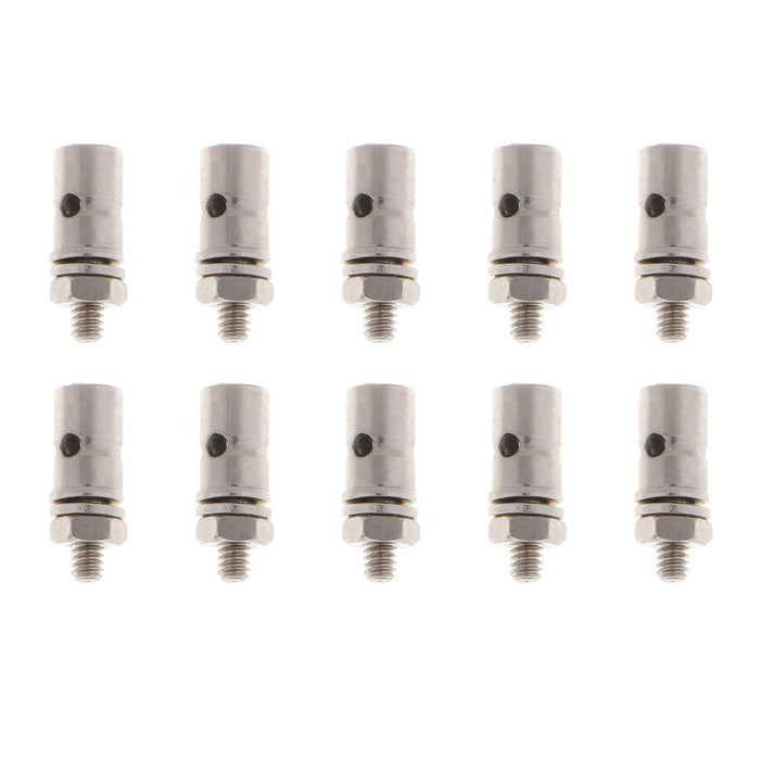 10pcs Pushrod Linkage Stopper Servo Connector for RC Airplane Helicopter C