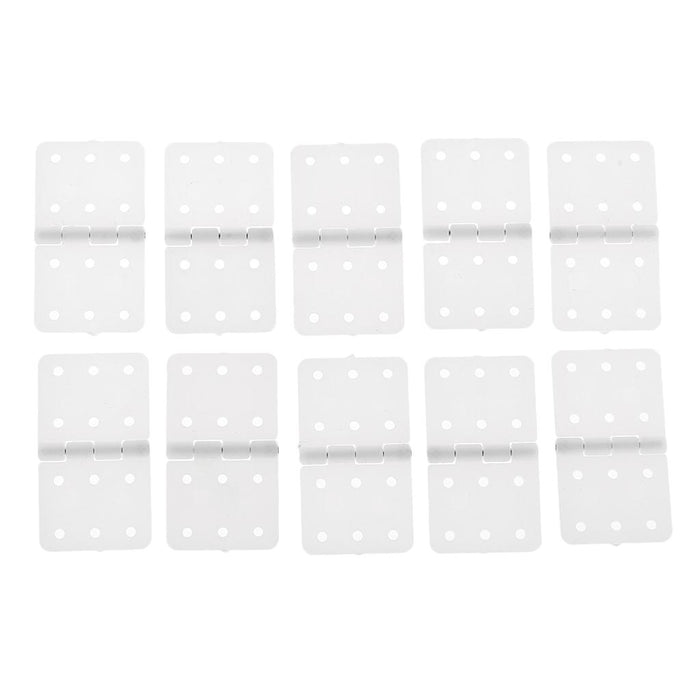 10pcs Plastic Pinned Hinges for RC Aircraft Hobby Model Plane Spare Parts M