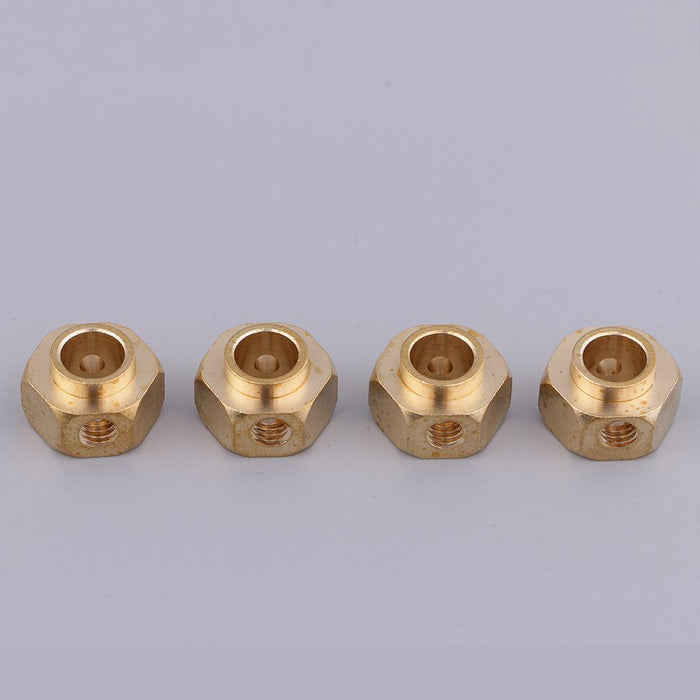 4 Pieces Hex Wheel Hubs Hexagonal Adapter for Traxxas TRX4 RC Crawler 6mm