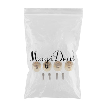 4 Pieces Hex Wheel Hubs Hexagonal Adapter for Traxxas TRX4 RC Crawler 11mm