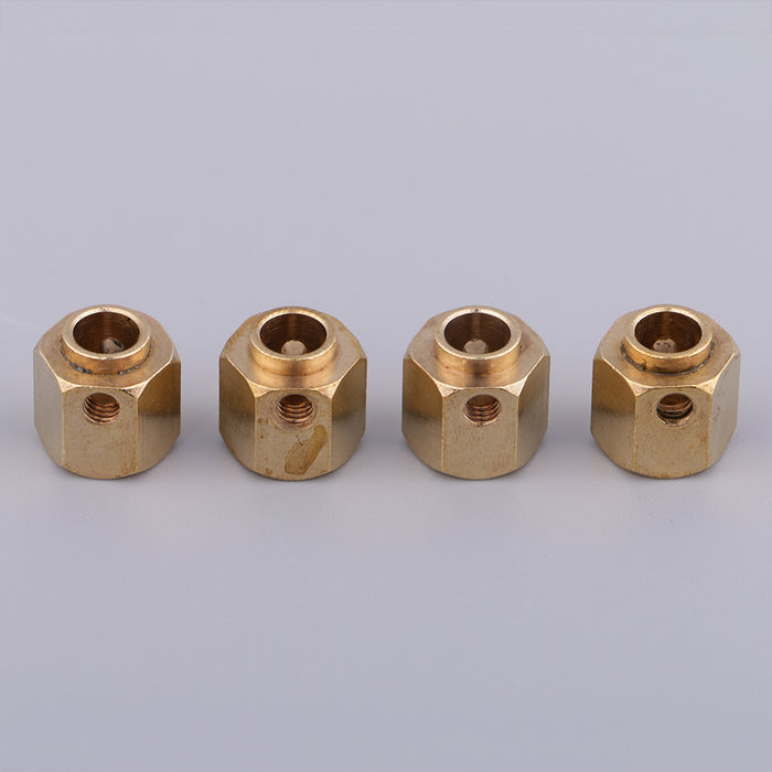 4 Pieces Hex Wheel Hubs Hexagonal Adapter for Traxxas TRX4 RC Crawler 11mm