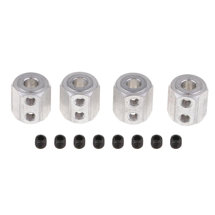 4 Alloy Wheel Rim Hex Adapter 12x13mm 08065 for 1/10 HSP RC Car Truck Buggy