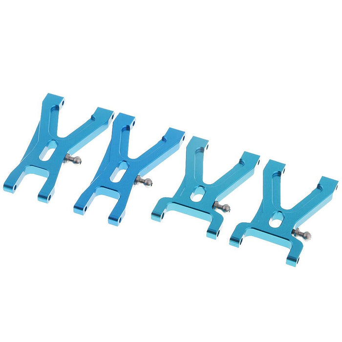 2Pair Rear Front Lower Suspension Arm For RC Car 1/18 A959-02  Blue