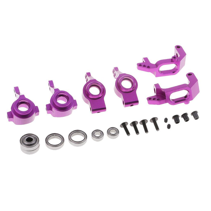 Crofta 1/10 Model Cars Steering Hub Upgrade Set for HSP Redcat Volcano EPX  Purple