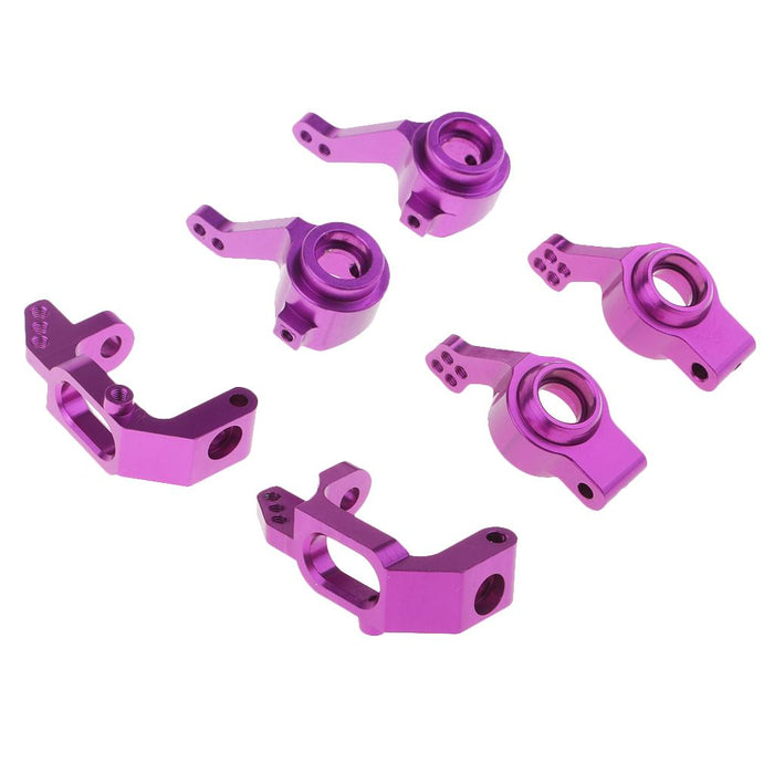 Crofta 1/10 Model Cars Steering Hub Upgrade Set for HSP Redcat Volcano EPX  Purple