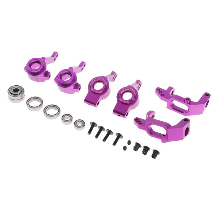 Crofta 1/10 Model Cars Steering Hub Upgrade Set for HSP Redcat Volcano EPX  Purple