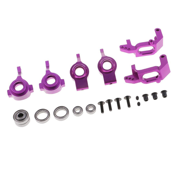 Crofta 1/10 Model Cars Steering Hub Upgrade Set for HSP Redcat Volcano EPX  Purple