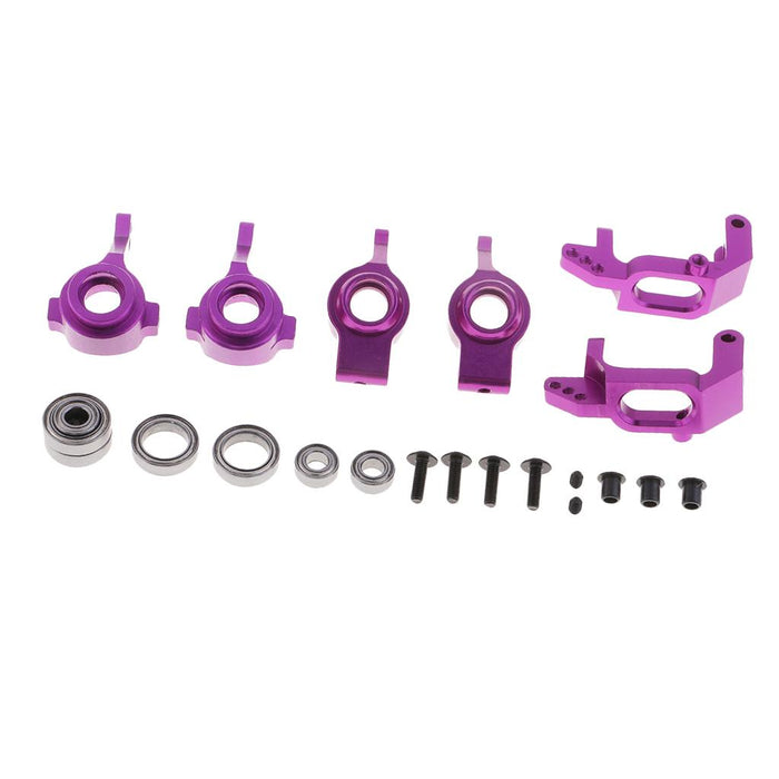 Crofta 1/10 Model Cars Steering Hub Upgrade Set for HSP Redcat Volcano EPX  Purple