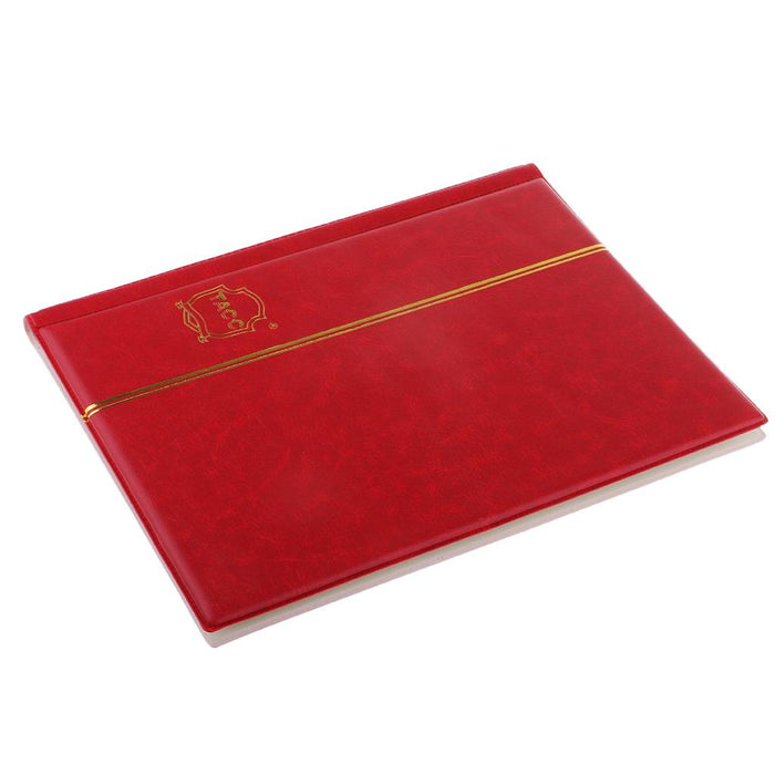 Crofta 120 Pieces 10 Page Coins Storage Album Money Collecting Holders Book Red