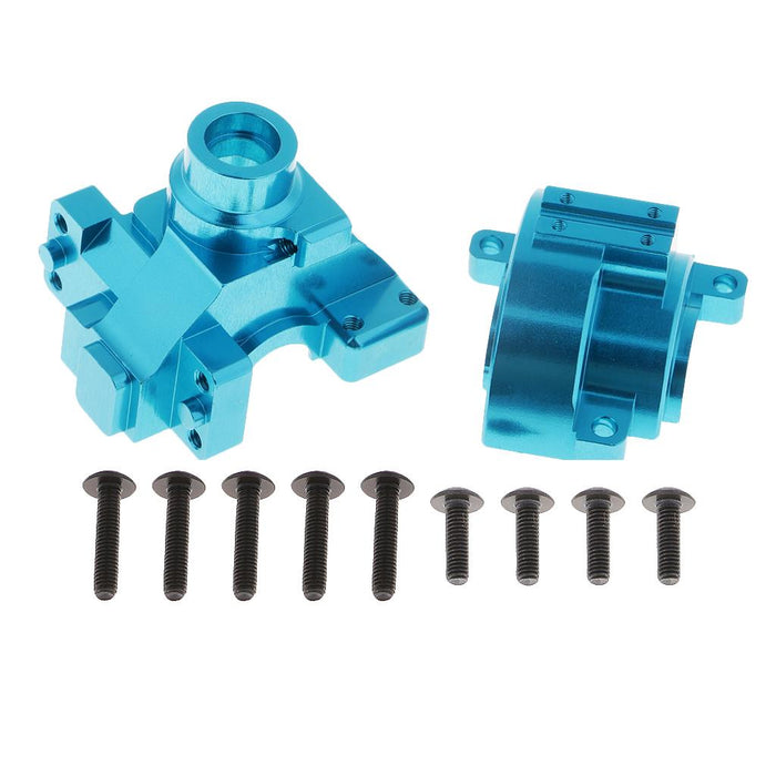 Crofta 102075 (02051) Aluminum Gear Box for HSP 94111 94123 Upgrade Parts Blue