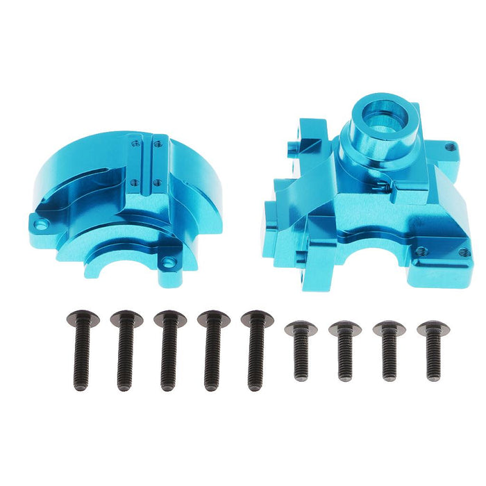 Crofta 102075 (02051) Aluminum Gear Box for HSP 94111 94123 Upgrade Parts Blue