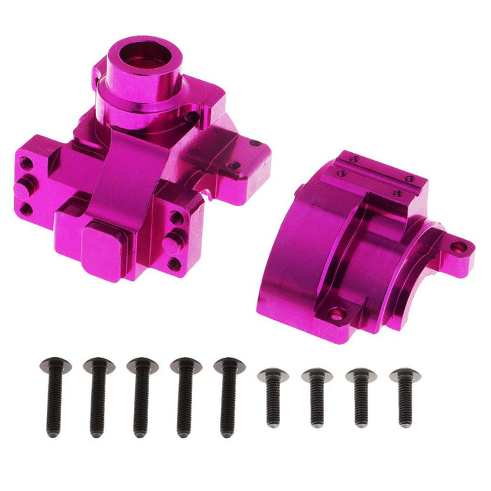 Crofta 102075 (02051) Aluminum Gear Box for HSP 94111 94123 Upgrade Parts Purple