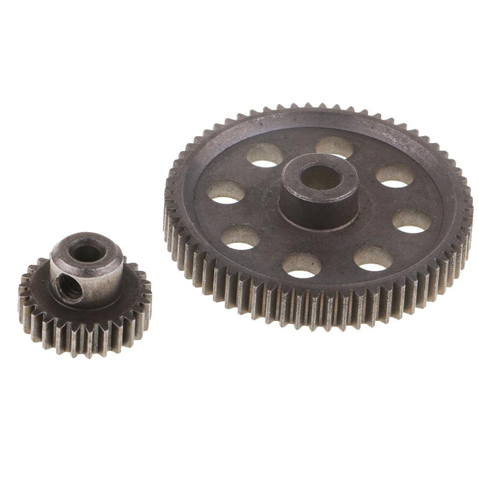 11184 Steel Metal Main Gear Motor Pinion Gears 26T/64T for 1:10 RC HSP 94111 94123 Redcat RC Truck