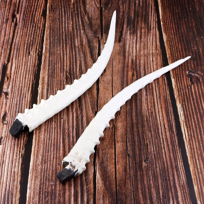 14" Lightweight Antelope Horns Animal Aries Exhibition Gothic Cosplay Props