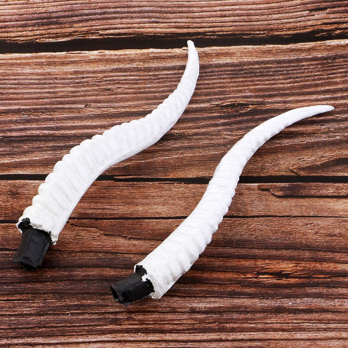 20cm Artificial Antelope Horns Costume Gothic Headband Hoop DIY Accessories