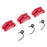 Crofta 1 Set Shoe Clutch Spring 081008 81202 for HSP RC Car Spare Parts Toy Red