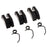 Crofta 1 Set Shoe Clutch Spring 081008 81202 for HSP RC Car Spare Parts Toy Black