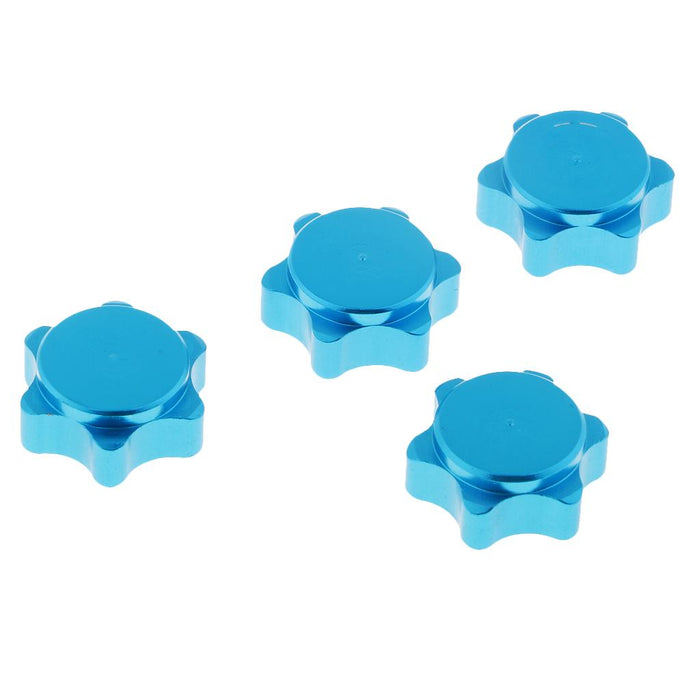 17mm Wheel Hub Hex Nut Fine Anti-dust Covers 4Pcs for 1/8 HSP HPI RC Car DIY