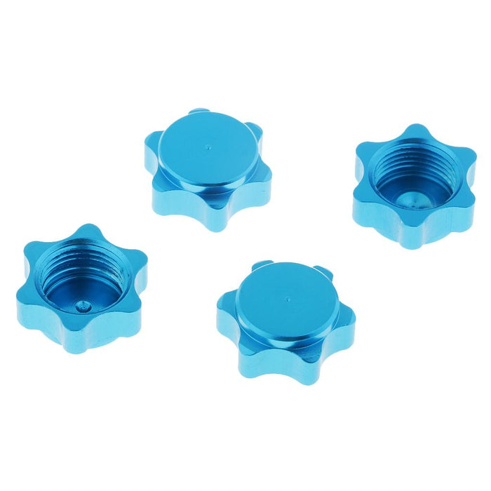 17mm Wheel Hub Hex Nut Fine Anti-dust Covers 4Pcs for 1/8 HSP HPI RC Car DIY