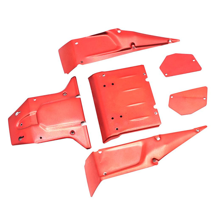 Crofta 1/12 Scale 4WD RC Truck Spare Parts Body Shell Metal for FY03 JJRC Q39 Red