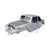 Crofta 1/10 RC Truck Body Shell with Decal DIY for Wrangler Axial SCX10 D90 Silver