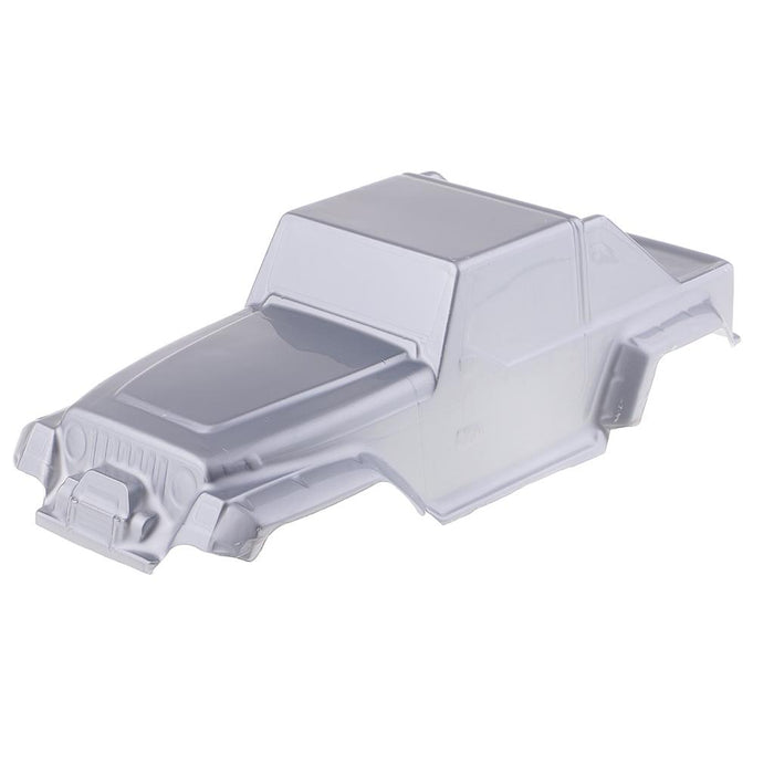 Crofta 1/10 RC Truck Body Shell with Decal DIY for Wrangler Axial SCX10 D90 Silver