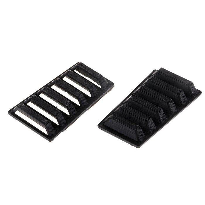 2Pcs Engine Cover Air Intake Grille Protector Metal for 1/10 Traxxas RC Cars