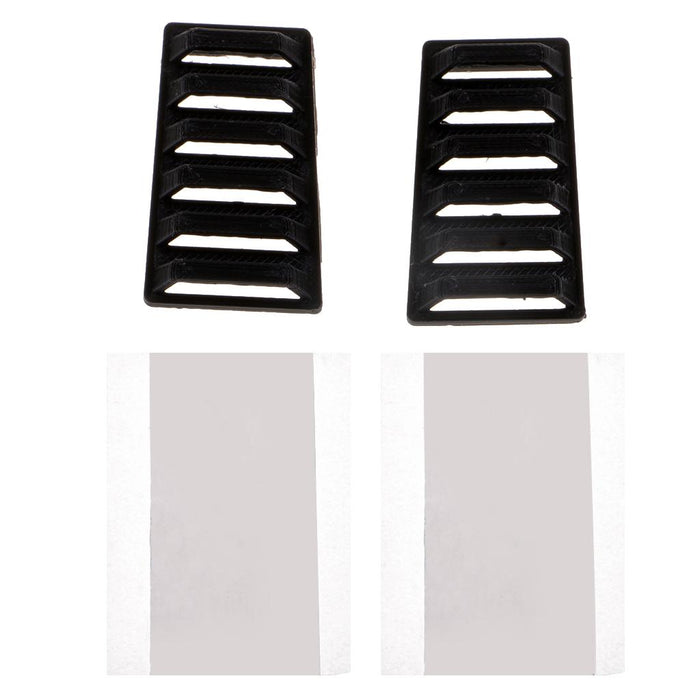 2Pcs Engine Cover Air Intake Grille Protector Metal for 1/10 Traxxas RC Cars