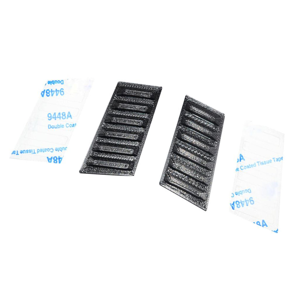 2Pcs Engine Cover Air Intake Grille Protector Metal for 1/10 Traxxas RC Cars