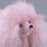 11x10cm Light Weight Pink Poodle Model Craft Decoration - Soft Plush Surface