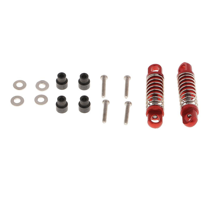 2Pcs Aluminum Alloy Shock Absorber Damper for RC Car 1/28 Wltoys K969 K979 K999 K989-25 Drift Chassis Rally Bigfoot