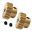 2pcs Brass Motor Gears 17T Golden Pinion Cogs for WLtoys 12428 12423 12628