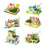 Crofta 3D House Jigsaw Puzzle Model Building Kits for Kids Educational Toy Gift Z01