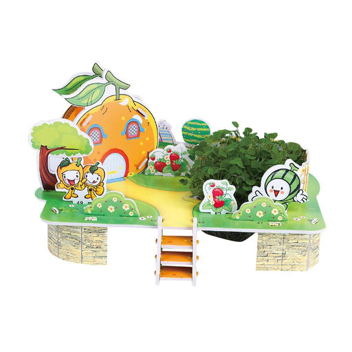 Crofta 3D DIY Cartoon House Assembling Paper Puzzles Toy for Kids Educational M004