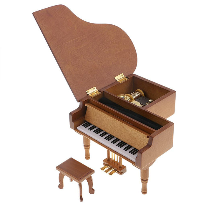 Crofta Wooden Music Box Mechanism Musical Box Gift The Twelve Days of Christmas