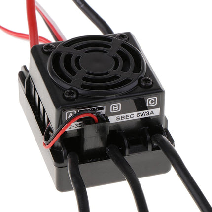 Crofta Waterproof WP-10BL60-RTR 60A Brushless ESC for 1:10 Rc Car, Short Course Trucks, Buggy, Monster Trucks