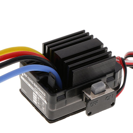 Crofta Waterproof Brushed 40A ESC Fwd/Rev Built in 5V/2A BEC for RC Car Boat Models