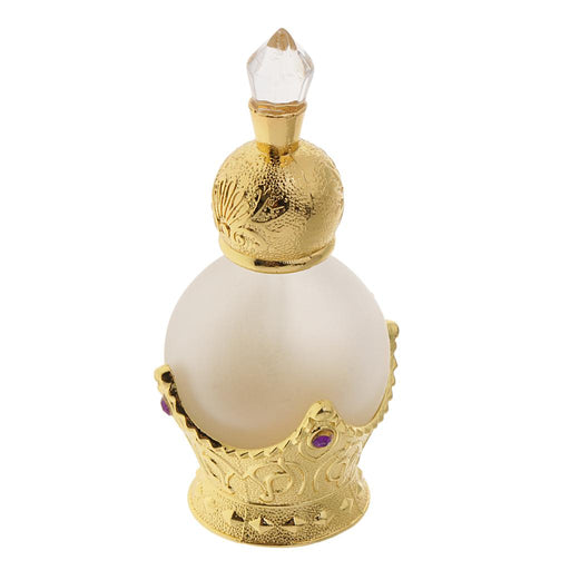 Crofta 15ml Vintage Glass Empty Perfume Spray Bottle Atomizer Refillable Gold