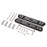 1 Pair Metal Side Pedal Plate for RC4WD 1:10 RC Rock Crawler D90 Spare Parts